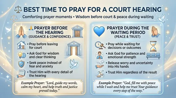 Best Time to Pray for a Court Hearing