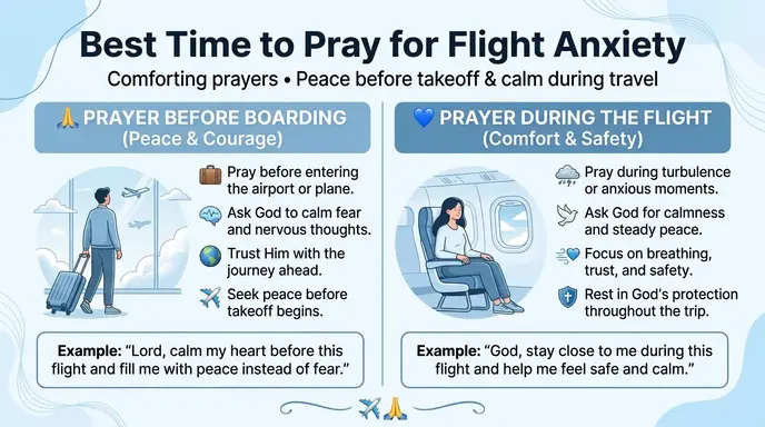 Best Time to Pray for Flight Anxiety