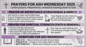 prayers for ash wednesday 2025