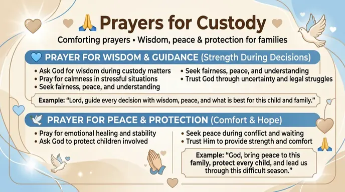 prayers for custody