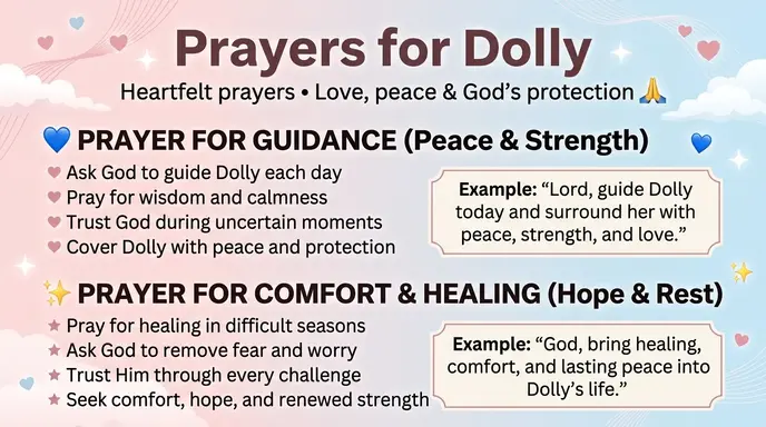prayers for dolly