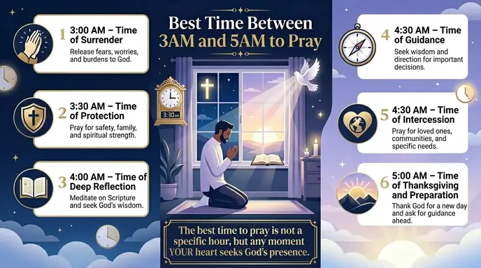Best Time Between 3AM and 5AM to Pray