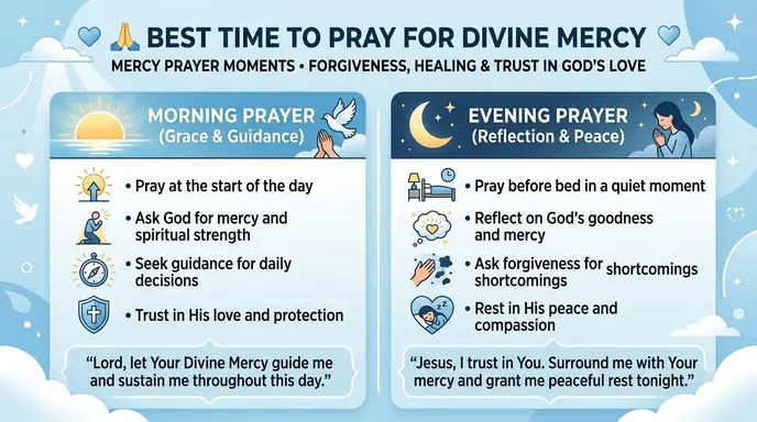 Best Time to Pray for Divine Mercy