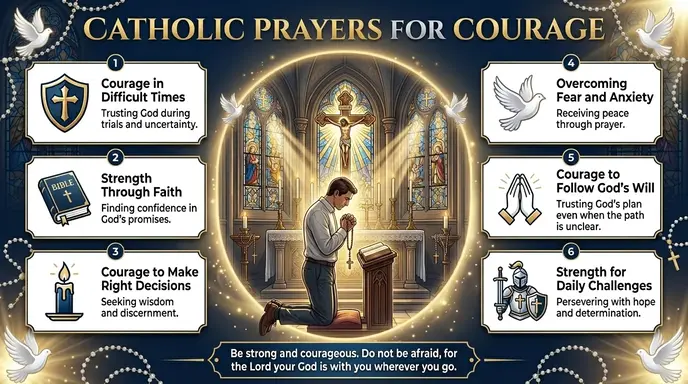 catholic prayers for courage