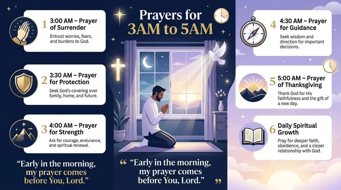 prayers for 3am to 5am
