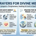 prayers for divine mercy