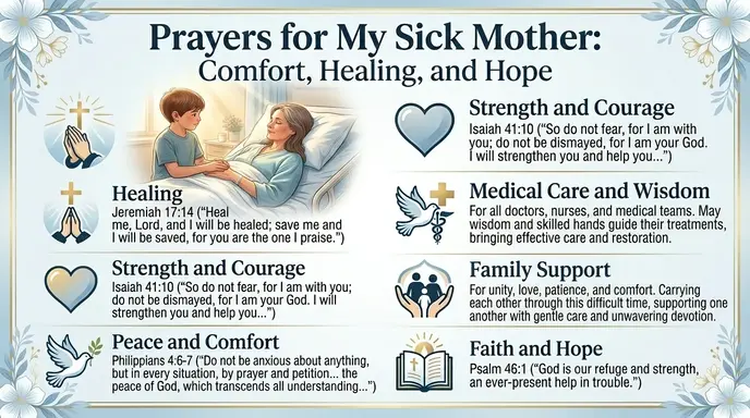 prayers for my sick mother