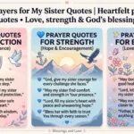 prayers for my sister quotes