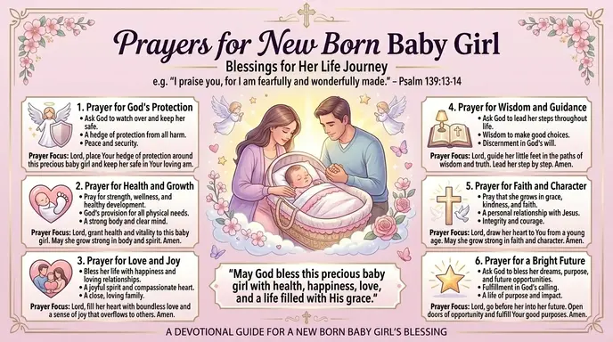prayers for new born baby girl