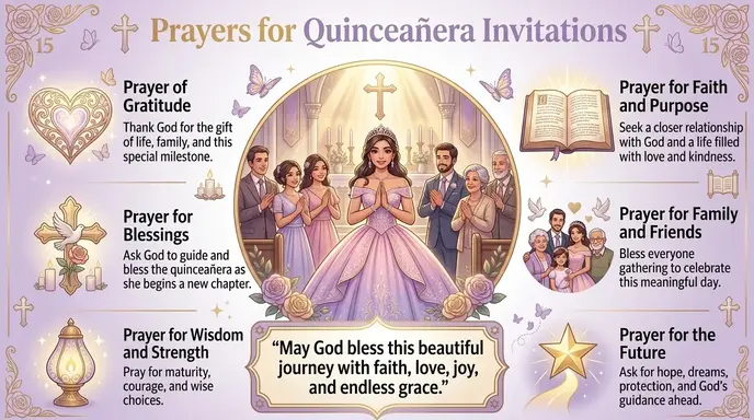 prayers for quinceanera invitations