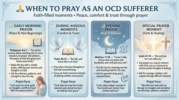 When to Pray as an OCD Sufferer