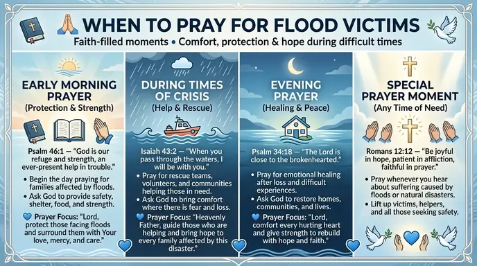 When to Pray for Flood Victims