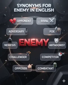 synonyms for enemy in english