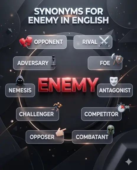 synonyms for enemy in english