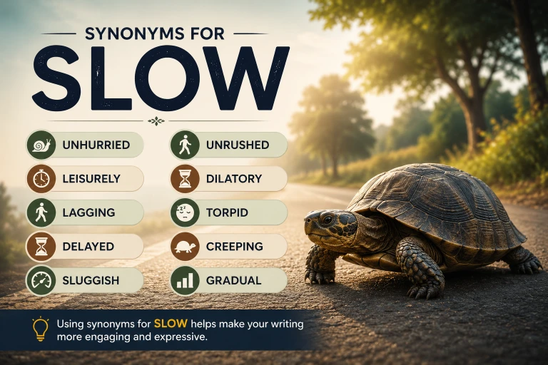 synonyms for slow